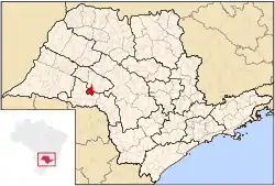 Location in São Paulo state