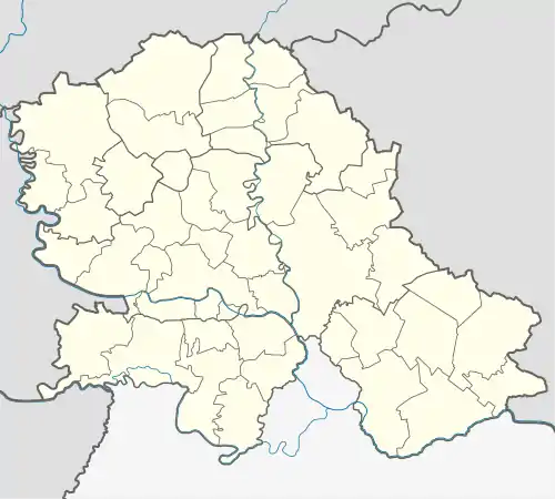 Ečka is located in Vojvodina