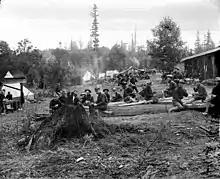 Soldiers at Fort Lawton