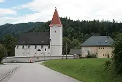Church and school building