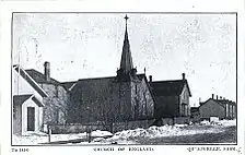 St Peter's Pro-Cathedral, Qu'Appelle with the Terrace, circa 1920s