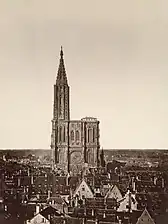Strasbourg and the cathedral in 1869 (photo by Charles David Winter&nbsp;[fr])