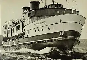 South Steyne arriving in Sydney from Scotland, 9 September 1938, arguably Sydney's most famous ferry.