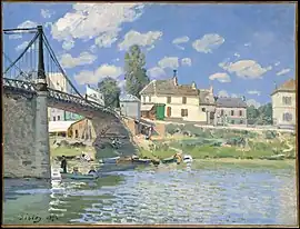 The Bridge at Villeneuve-la-Garenne, 1872, Metropolitan Museum of Art, New York City