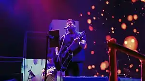 Clinton Cerejo performing with his band, live at the Festival of Arunachal Pradesh (March 2018)