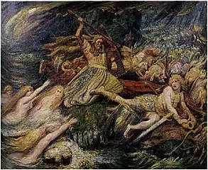 The Death of Siegfried (1899), oil on canvas, 118 x 148&nbsp;cm., private collection