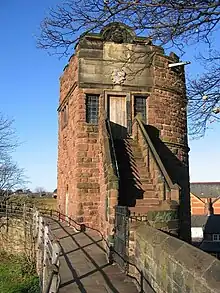 The Phoenix Tower, from which King Charles is said to have watched the defeat of his forces at the Battle of Rowton Heath.