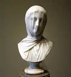Italian, The Veiled Nun, c.&nbsp;1863