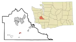 Location of Tenino, Washington