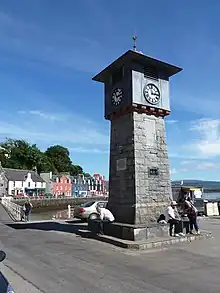 Clock tower in memory of Isabella Bird