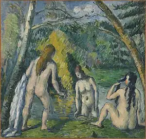Paul Cézanne, Trois baigneuses, 1879-1882, oil on canvas, 42 x 55&nbsp;cm, Petit Palais, Paris