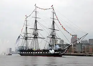 American sailing frigate USS&nbsp;Constitution
