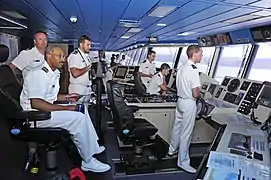 The bridge during Pacific Partnership 2011