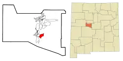 Location of Rio Communities, New Mexico