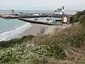 View of Folkestone Harbour from the East Cliff