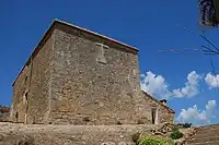 Baroque hermitage constructed from the castle's stones