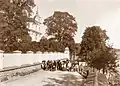 Photo of the monastery's complex in circa 1896