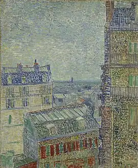 View of Paris from Vincent's Room in the Rue Lepic1887Van Gogh Museum, Amsterdam (F341)