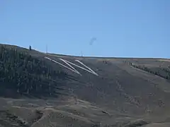 Western Colorado University's W Mountain