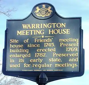 State Historic Marker erected in 1947