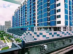 Waterway Point seen from Punggol LRT station.
