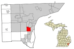 Old Homestead, Southgate, Michigan is located in Wayne County, Michigan