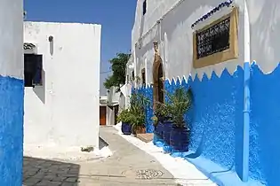 A typical street inside the kasbah today