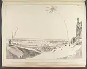 Tomb and Distant View of the Rajmahal Hills, William Hodges, Yale Center for British Art