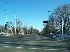 Eastern terminus at US&nbsp;45