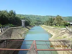 Sông Vệ damn in Nghĩa Hành District (Nghĩa Hành)