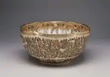 Satsuma ware bowl with a multitude of women, Meiji period, c. 1904, by Yabu Meizan