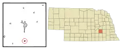 Location of McCool Junction, Nebraska