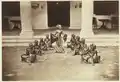 A srimpi performance at Yogyakarta Palace in 1885