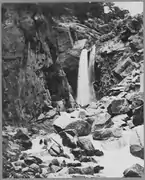 Ute Falls in Ute Pass, by William Henry Jackson, 1873, Department of the Interior.
