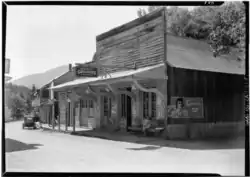 Store buildings in Sawyers Bar, 1937