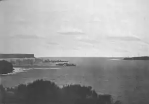 Crossing Sydney Heads, ca 1900